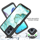 TJS "JUNO" Built-in Screen Protector Full-Body Protection Phone Case for Motorola G 5G 2023