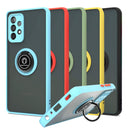 TJS "Define" Ring Kickstand Phone Case for Samsung A52 5G