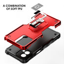 TJS "ArmorBox" Ring Kickstand Phone Case for Motorola G Stylus 5G 2023