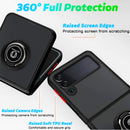 TJS "Define" Ring Kickstand Phone Case for Samsung Galaxy Z Filp 3