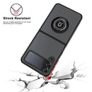 TJS "Define" Ring Kickstand Phone Case for Samsung Galaxy Z Filp 3