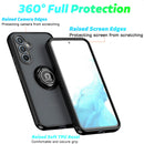 TJS "Define" Ring Kickstand Phone Case for Samsung Galaxy A54 5G