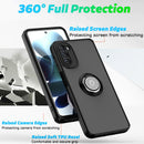 TJS "Define" Ring Kickstand Phone Case for Motorola G 5G 2022