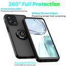 TJS "Define" Ring Kickstand Phone Case for Motorola G 5G 2023