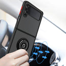 TJS "Define" Ring Kickstand Phone Case for Samsung Galaxy Z Filp 3