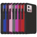 TJS "ArmorLux" Hybrid Phone Case for Motorola G Stylus 4G 2023