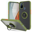 TJS "Define" Ring Kickstand Phone Case for OnePlus Nord N10