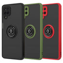TJS "Define" Ring Kickstand Phone Case for Samsung A42 5G