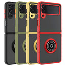 TJS "Define" Ring Kickstand Phone Case for Samsung Galaxy Z Filp 3
