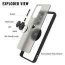 TJS "Define" Ring Kickstand Phone Case for Samsung A52 5G