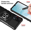 TJS "ArmorMax" Ring Kickstand Phone Case for TCL 40 XL / TCL 40 T (T608DL)