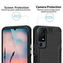 TJS "Herculus" Hybrid Phone Case for TCL 40 XL / TCL 40 T (T608DL)