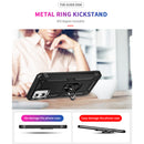 TJS "DuoGuard" Ring Kickstand Phone Case for Motorola Moto G Power 2023