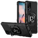 TJS "ArmorMax" Ring Kickstand Phone Case for TCL 40 XL / TCL 40 T (T608DL)