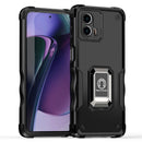 TJS "ArmorBox" Ring Kickstand Phone Case for Motorola G 5G 2023