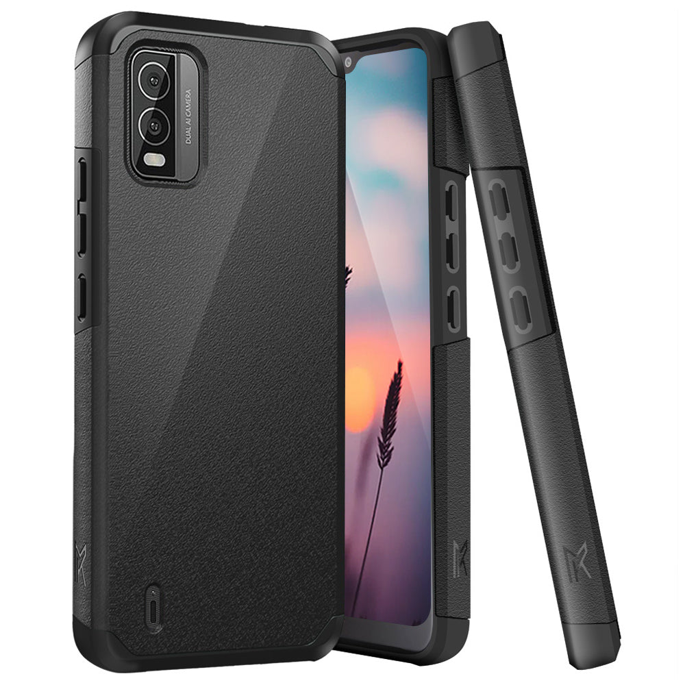 TJS "ArmorLux" Hybrid Phone Case for Nokia C210