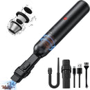 EQUIPD Mini Handheld Vacuum Cleaner, 16000PA Powerful Suction,USB Charging, Keyboard Cleaner, Cordless Vacuum for Car Home and Office, Black(P12)