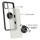 TJS "Define" Ring Kickstand Phone Case for OnePlus Nord N10