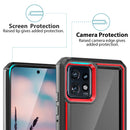 TJS "Reveal" Hybrid Phone Case for Motorola Edge Plus 2023