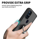 TJS "Define" Ring Kickstand Phone Case for OnePlus Nord N10