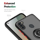 TJS "Define" Ring Kickstand Phone Case for Samsung A11