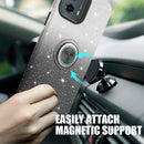 TJS "VENUS" Gradient Glitter Ring Kickstand Phone Case for Motorola G 5G 2023