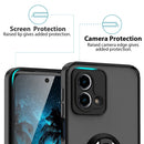 TJS "Define" Ring Kickstand Phone Case for Motorola G Stylus 5G 2023