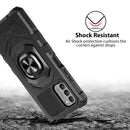 TJS "ArmorMax" Ring Kickstand Phone Case for Nokia G100 / Nokia C300