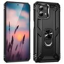 TJS "DuoGuard" Ring Kickstand Phone Case for Motorola G Stylus 5G 2023