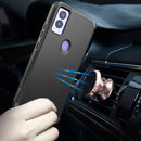 TJS "ArmorLux" Hybrid Phone Case for Cricket Magic 5G