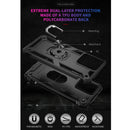 TJS "DuoGuard" Ring Kickstand Phone Case for Motorola Moto G Power 2023