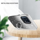 TJS "VENUS" Gradient Glitter Ring Kickstand Phone Case for Motorola Edge Plus 2023