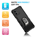 TJS "ArmorBox" Ring Kickstand Phone Case for Motorola G 5G 2023