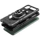 TJS "ArmorMax" Ring Kickstand Phone Case for Boost Mobile Celero 5G Plus 2023