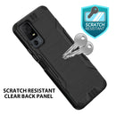 TJS "Herculus" Hybrid Phone Case for TCL 40 XL / TCL 40 T (T608DL)