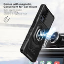TJS "ArmorMax" Ring Kickstand Phone Case for TCL 40 XL / TCL 40 T (T608DL)