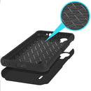TJS "ArmorLux" Hybrid Phone Case for Cricket Debut S2
