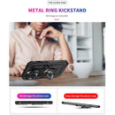 TJS "DuoGuard" Ring Kickstand Phone Case for iPhone 14 Pro Max