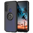TJS "Define" Ring Kickstand Phone Case for Motorola G Stylus