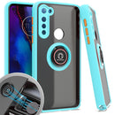 TJS "Define" Ring Kickstand Phone Case for Motorola G Stylus