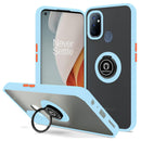 TJS "Define" Ring Kickstand Phone Case for OnePlus Nord N10