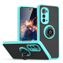 TJS "Define" Ring Kickstand Phone Case for Motorola Edge 5G 2022
