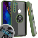 TJS "Define" Ring Kickstand Phone Case for Motorola G Stylus