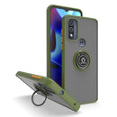 TJS "Define" Ring Kickstand Phone Case for Motorola G pure 2021