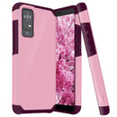 TJS "ArmorLux" Hybrid Phone Case for TCL ION X