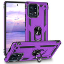 TJS "DuoGuard" Ring Kickstand Phone Case for Motorola Edge Plus 2023