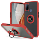 TJS "Define" Ring Kickstand Phone Case for OnePlus Nord N10