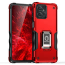 TJS "ArmorBox" Ring Kickstand Phone Case for Motorola Moto G Power 2023