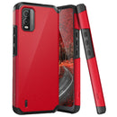 TJS "ArmorLux" Hybrid Phone Case for Nokia C210