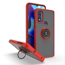 TJS "Define" Ring Kickstand Phone Case for Motorola G pure 2021